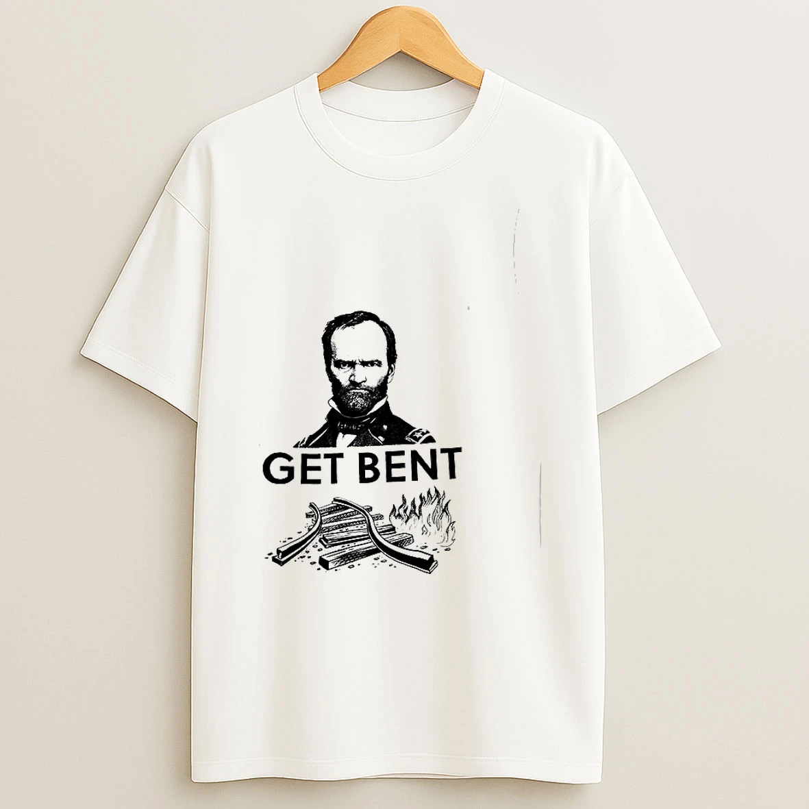 Get Bent Shermans Neckties Railway Destruction Tactic Woman Shirts