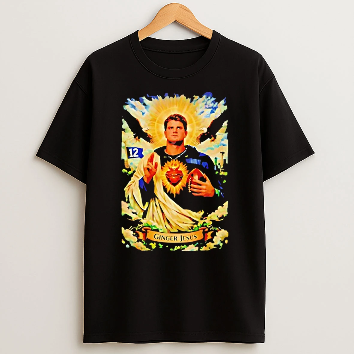 Ginger Jesus 12 Seattle Seahawks Football Graphic Shirts