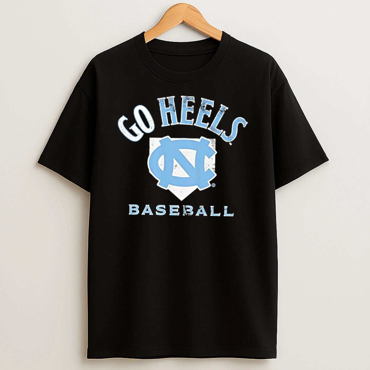 Go Heels Unc Baseball Logo North Carolina Fan Shirts
