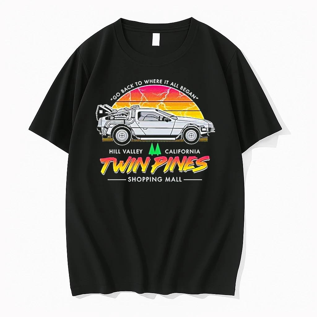 Go Back To Where It All Began Hill Valley California Twin Pines Shirts