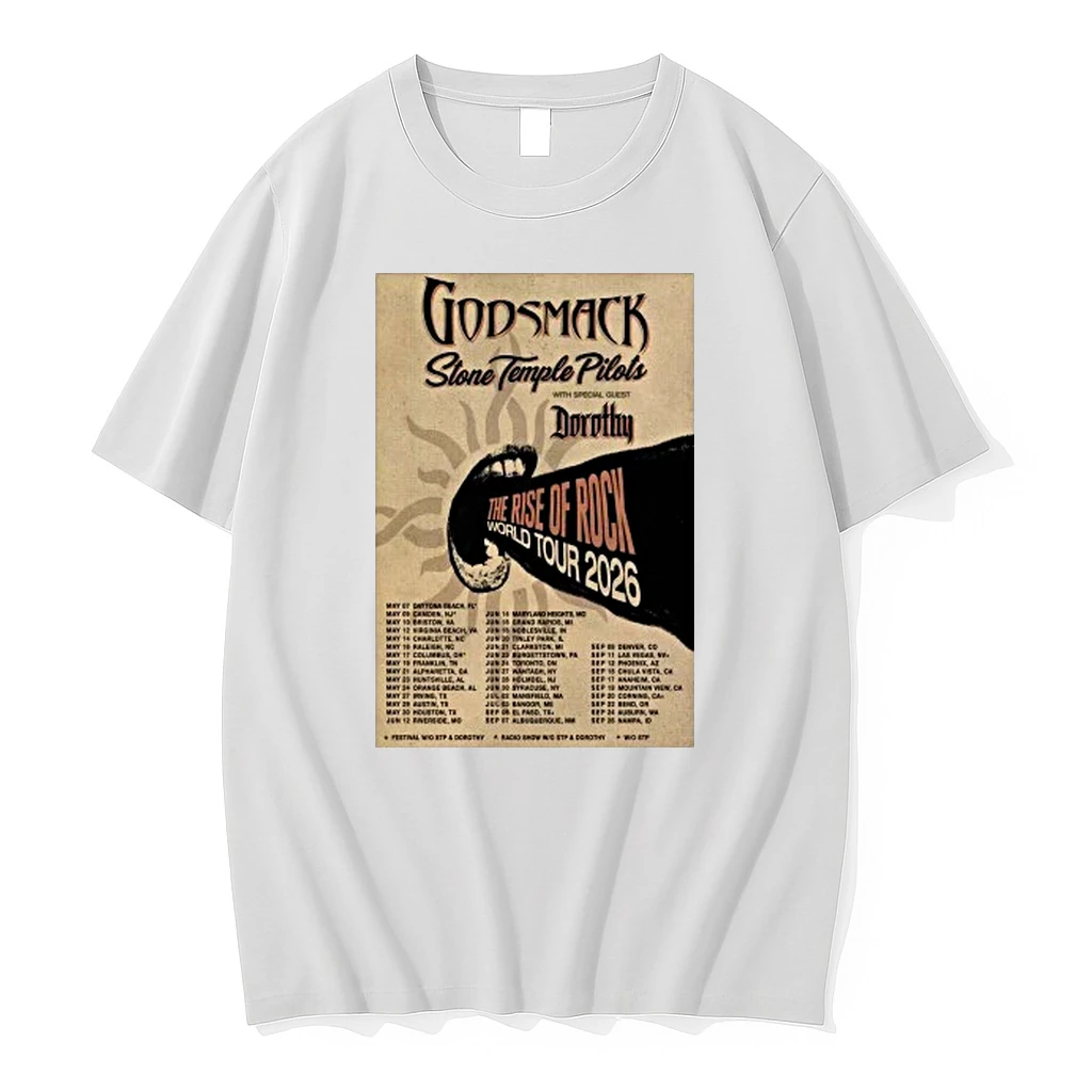 Godsmack The Rise Of Rock World 2026 Shirts