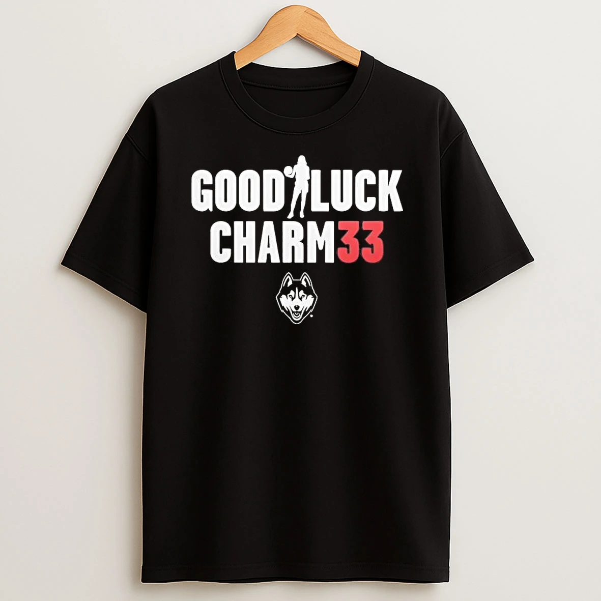 Good Luck Charm 33 Uconn Huskies Basketball Shirts