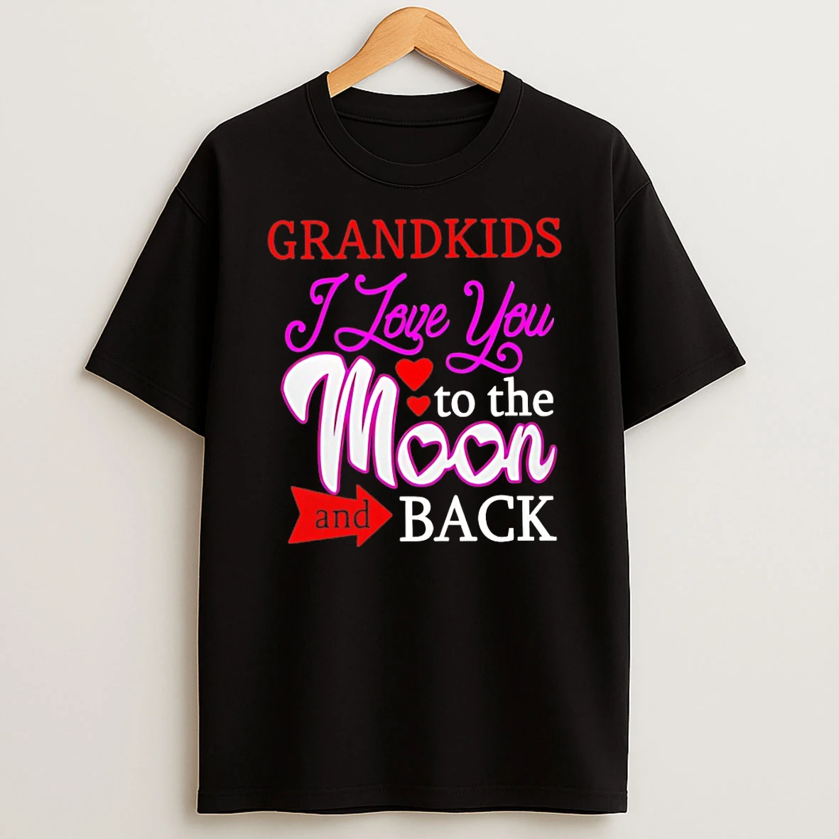 Grandkids I Love You To The Moon And Back Shirts