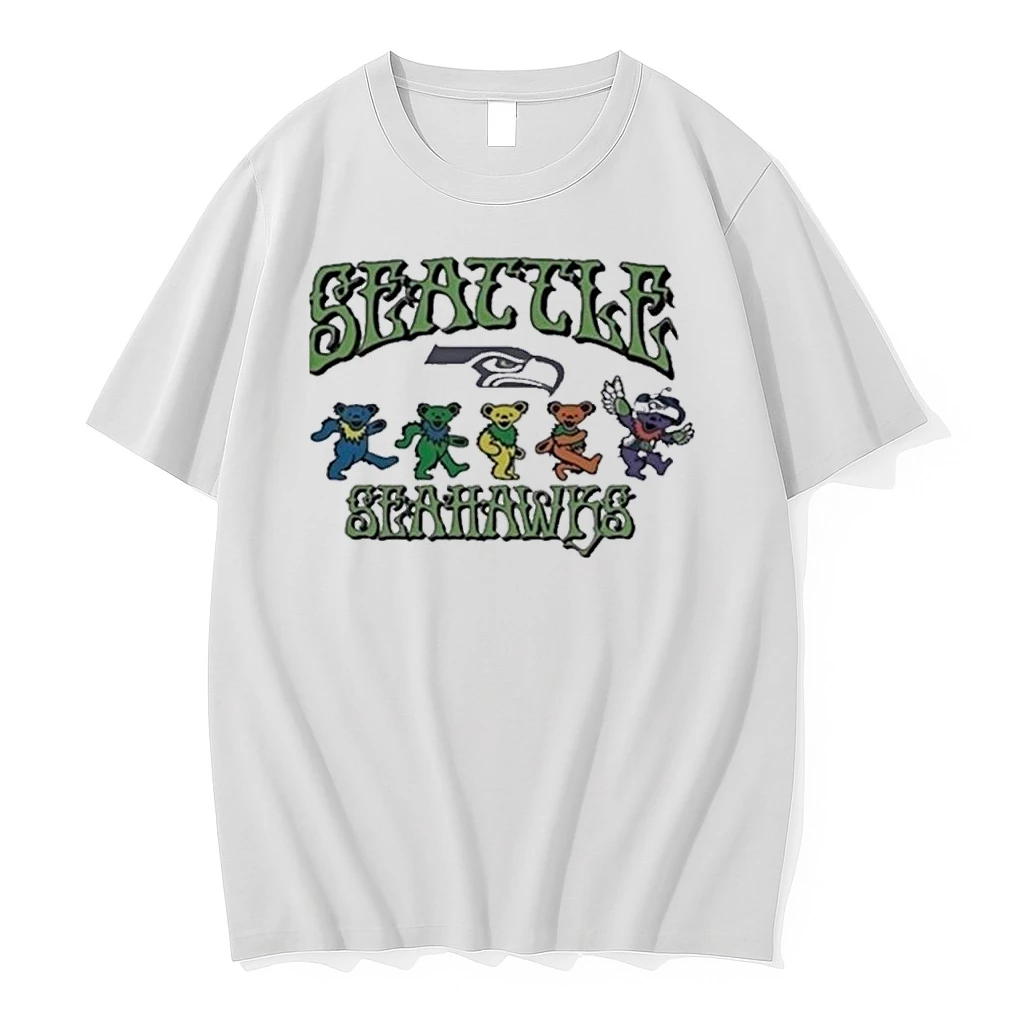 Grateful Dead Seattle Seahawks Dancing Bears Super Bowl Shirts