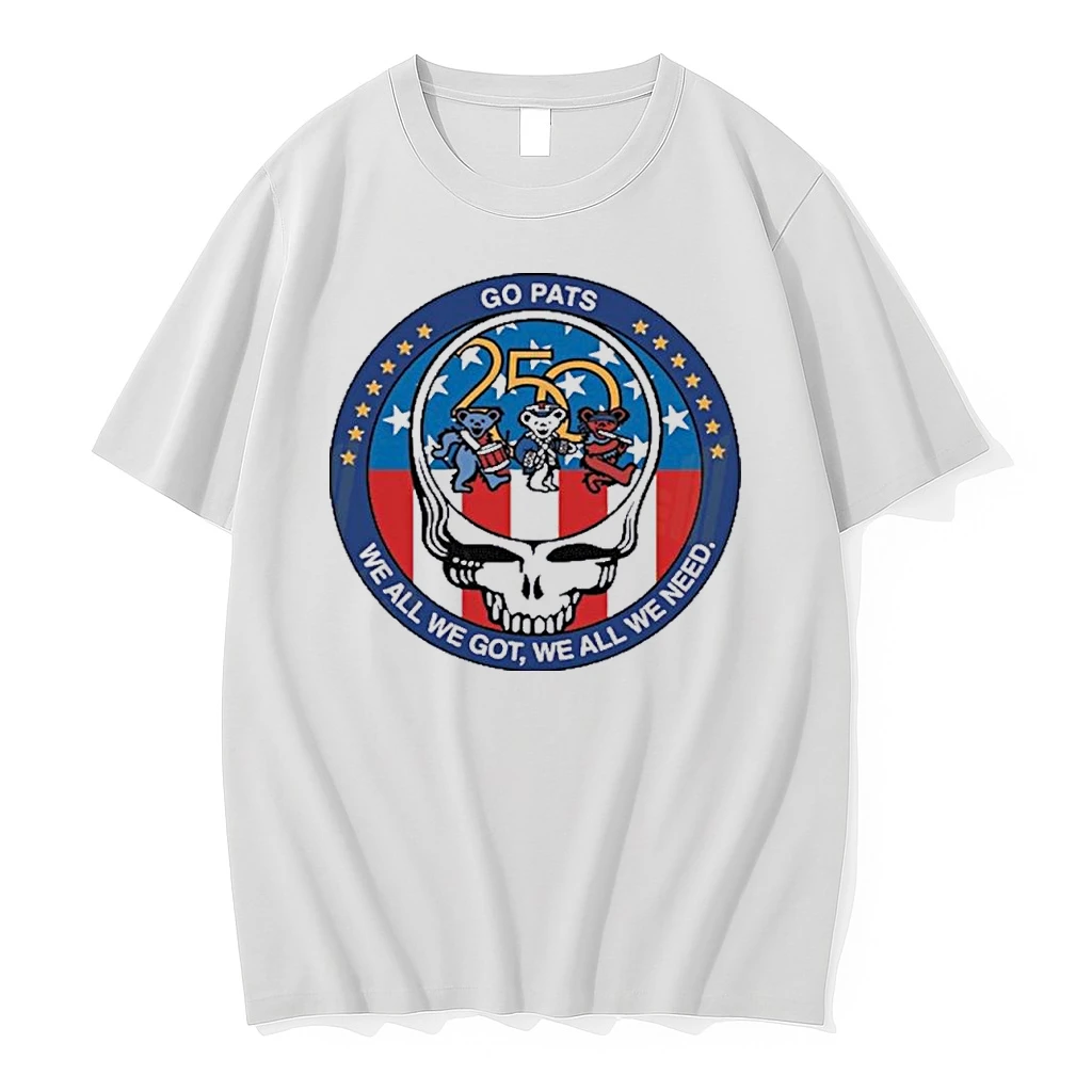Grateful Dead X New England Patriots We All We Go We Need Shirts