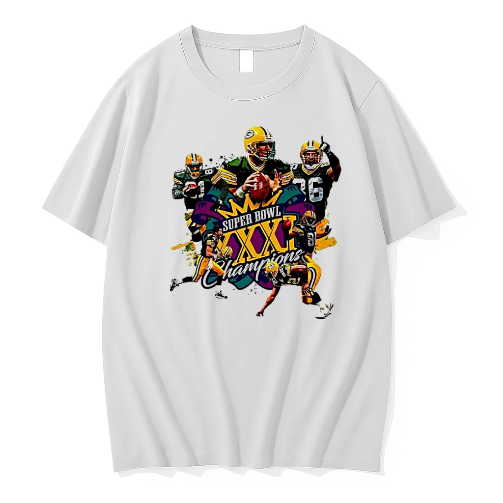 Green Bay Packers Super Bowl Xxxi Champions Graphic Team Shirts