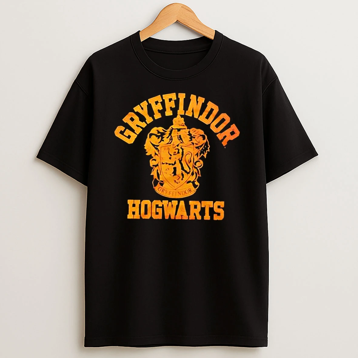 Gryffindor Hogwarts School Crest Shield Logo Lion Graphic Shirts