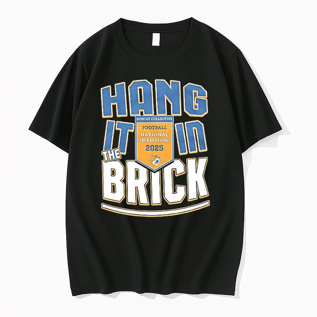 Hang It In The Brick Bobcat Collective Football National Champions 2025 Woman Shirts