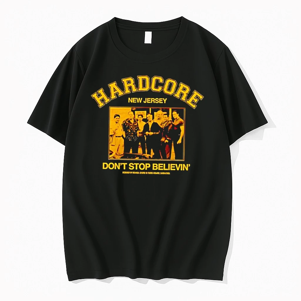 Hardcore New Jersey Dont Stop Believin Sopranos Cast Shirts