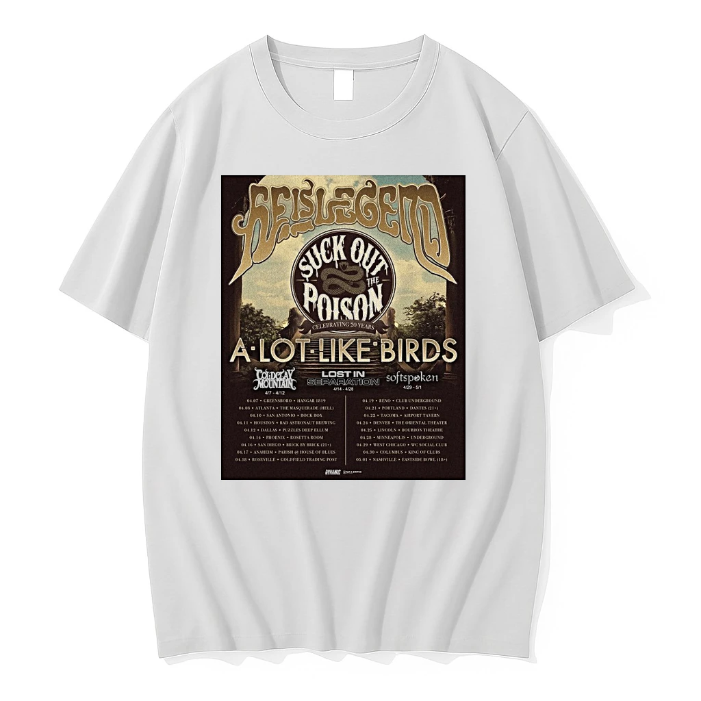 He Is Legend Suck Out The Poison Tour With A Lot Like Birds Cold Clay Mountain Lost 2026 Shirts