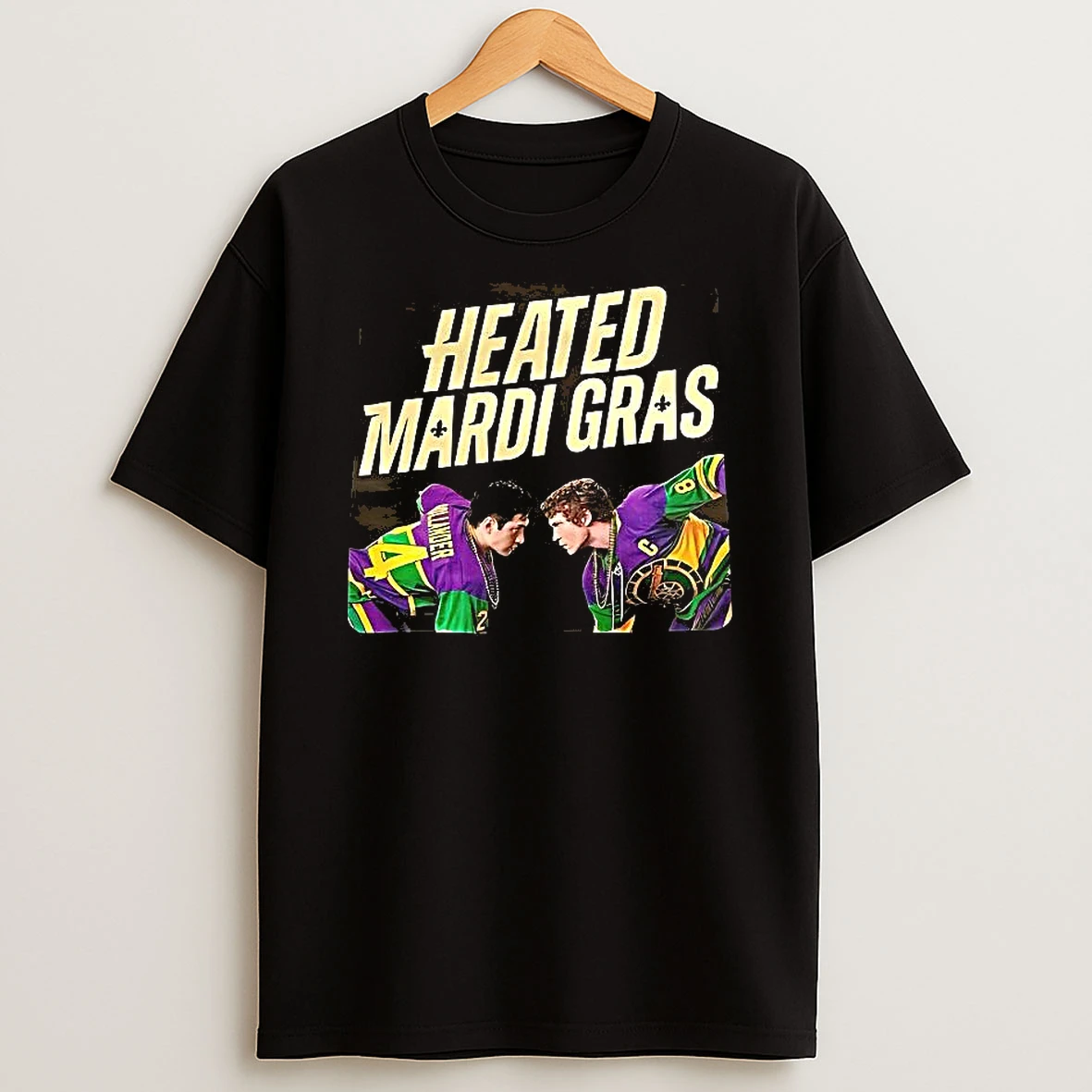 Heated Mardi Gras Nhl Woman Shirts