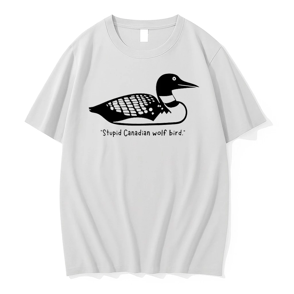 Heated Rivalry Loon Stupid Canadian Wolf Bird Shirts