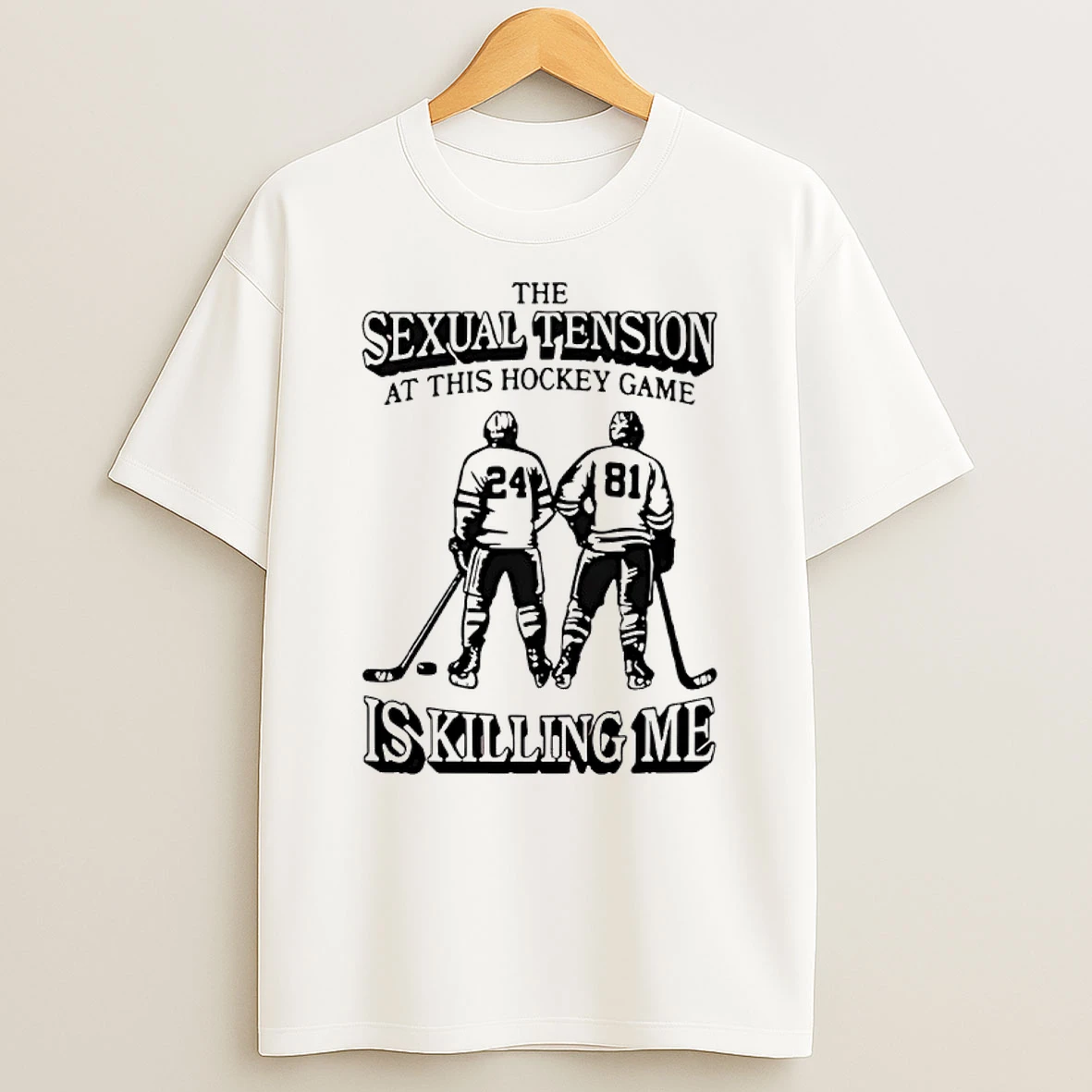 Heated Rivalry Shane Hollander And Ilya Raza The Sexual Tension At This Hockey Game Is Killing Me Funny Shirts