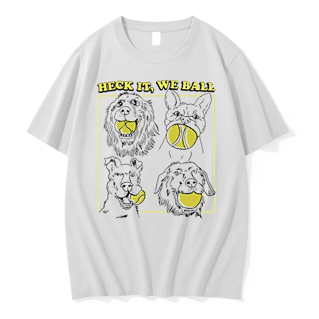 Heck It We Ball Ivory Dog Shirts