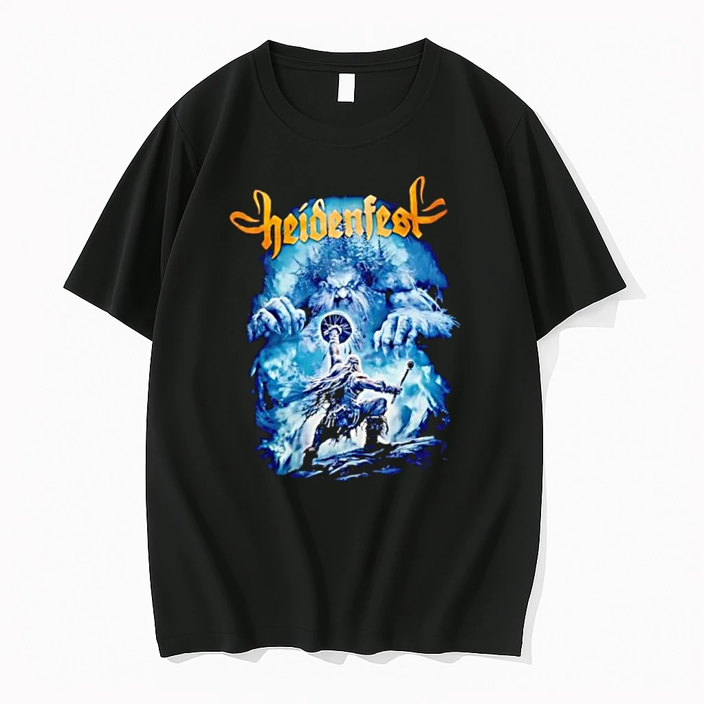 Heidenfest Pagan Winter Folk Metal Giant Troll Warrior Forest Shirts