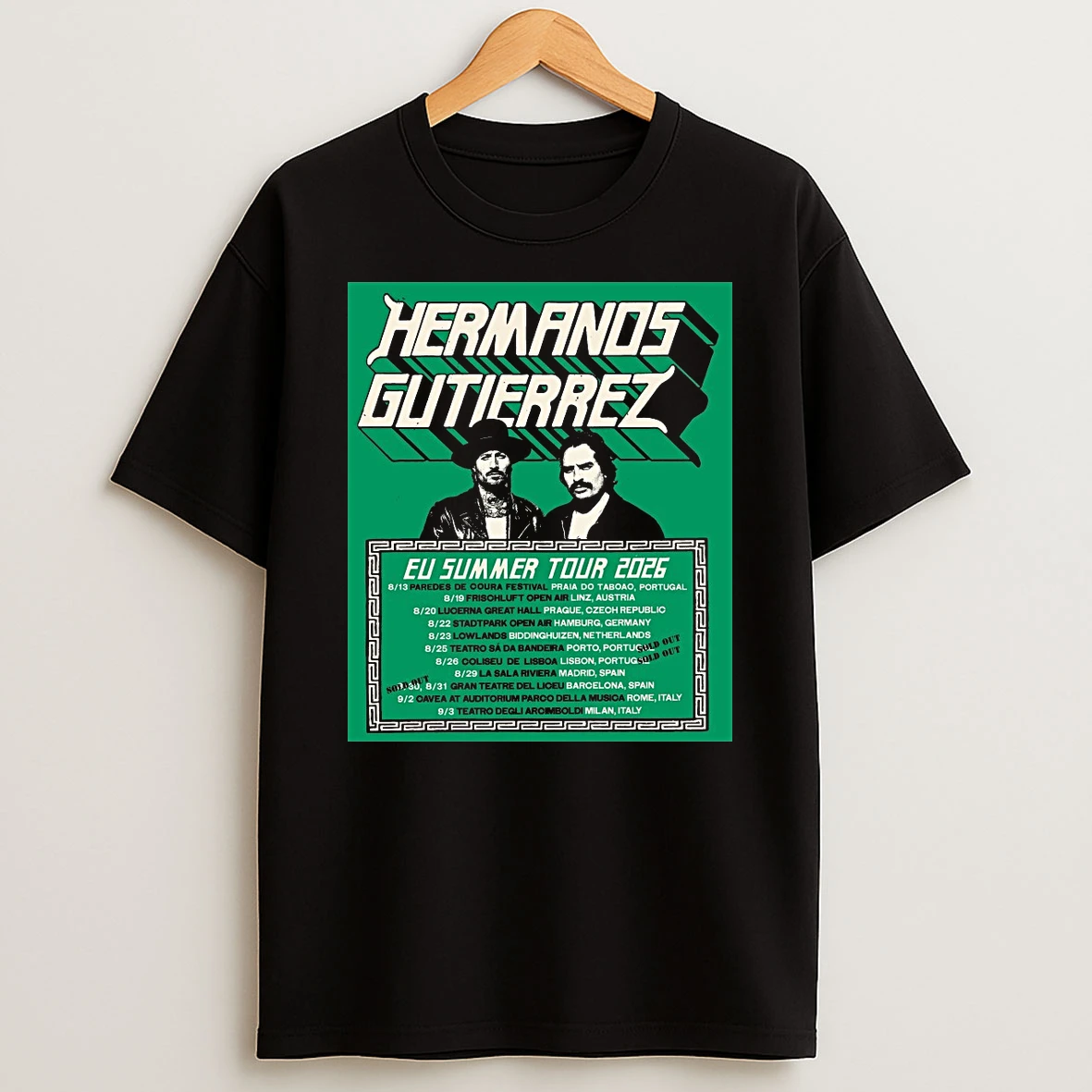 Hermanos Gutierrez Eu Summer Tour 2026 August September Shirts
