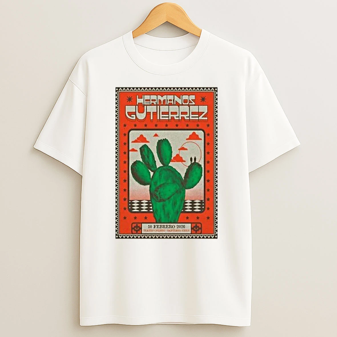 Hermanos Gutierrez Santiago Chile 2 10 2026 Shirts