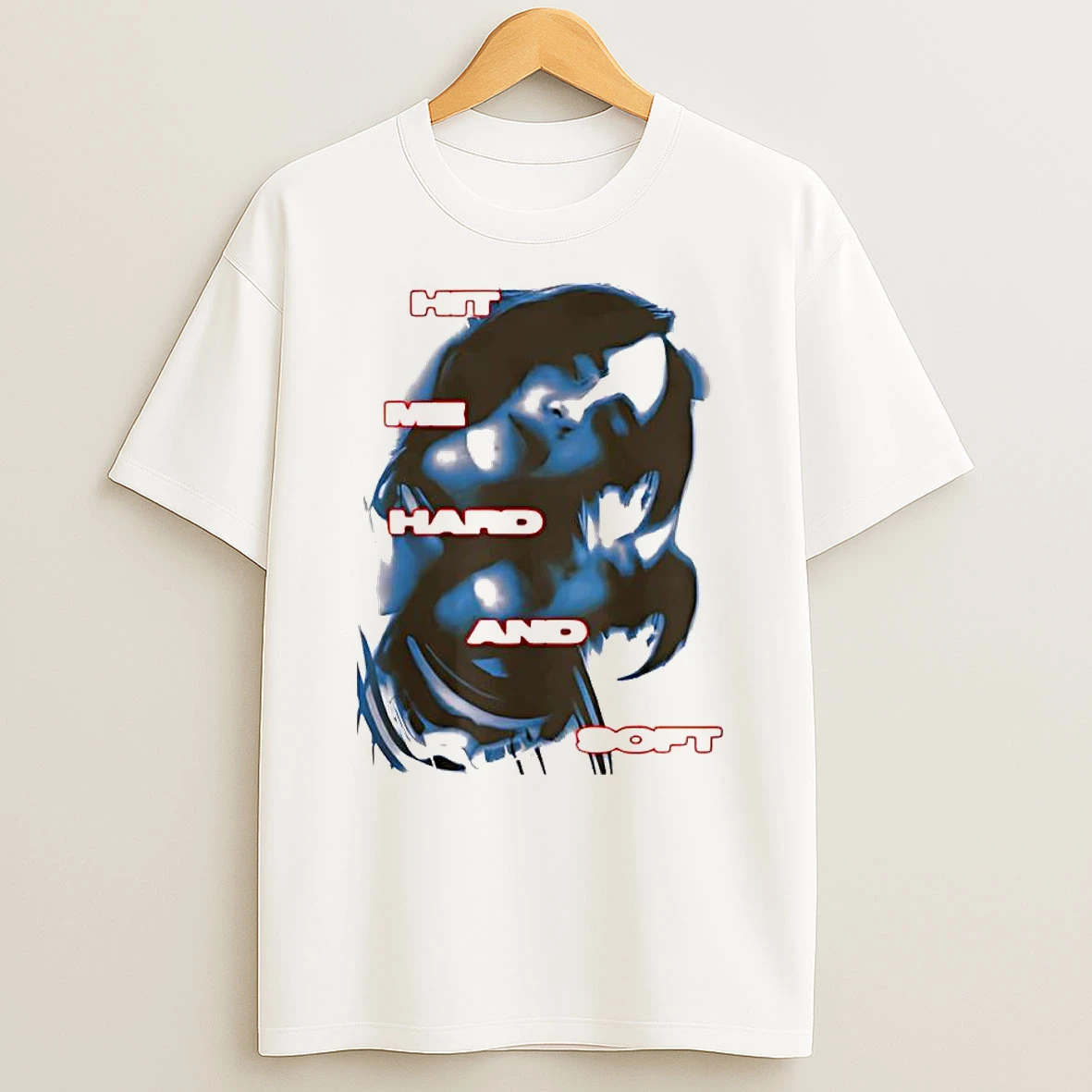 Hit Me Hard And Soft Billie Eilish Artistic Blue Face Shirts