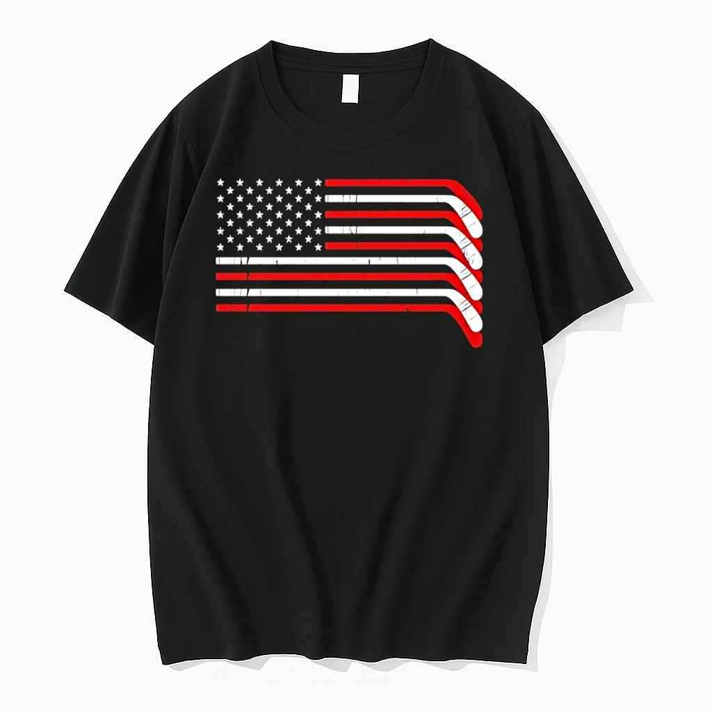 Hockey Stick Usa American Flag 2026 Shirts