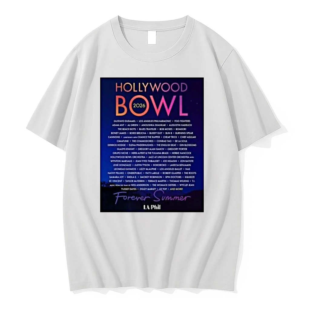 Hollywood Bowl 2026 Full Lineup Forever Summer Los Angeles California On August 22 Shirts
