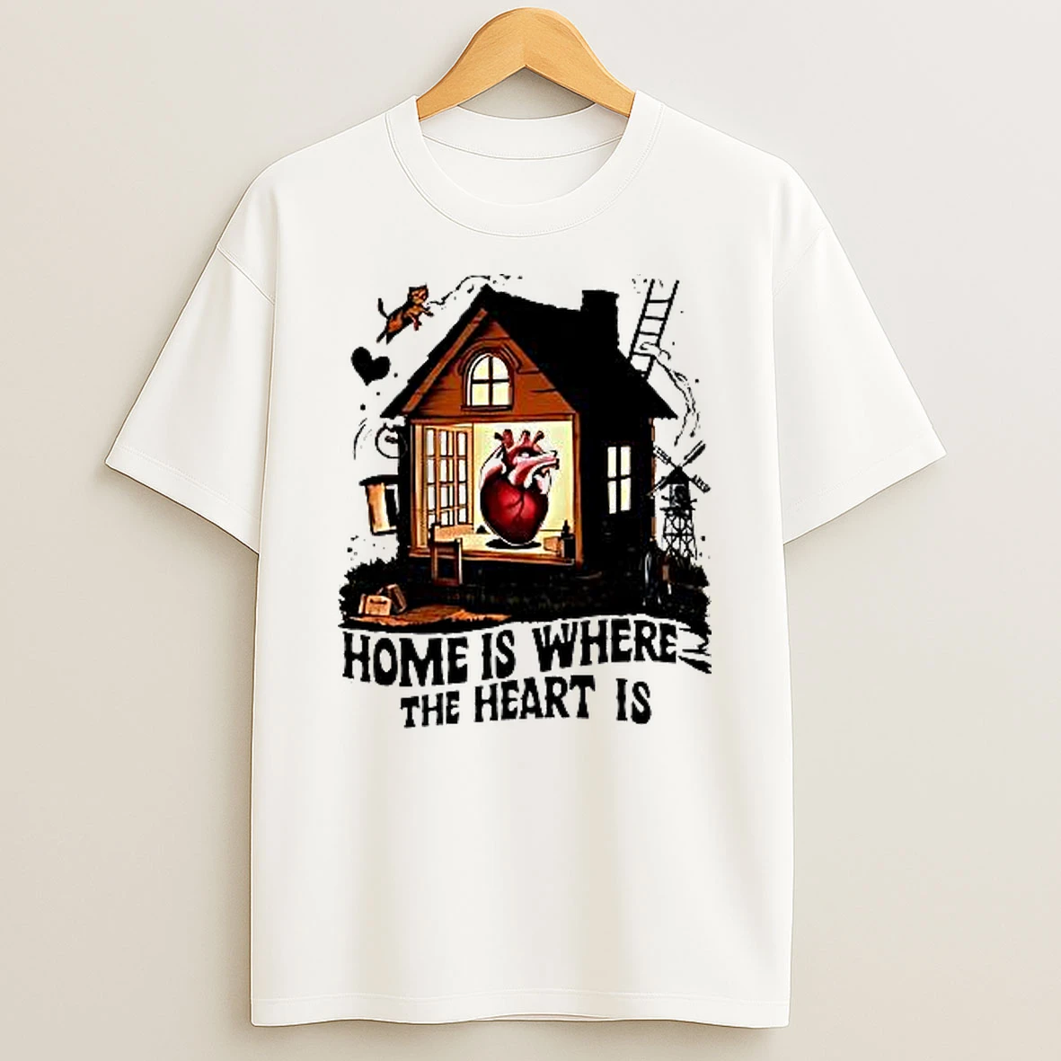 Home Is Where The Heart Is Woman Shirts