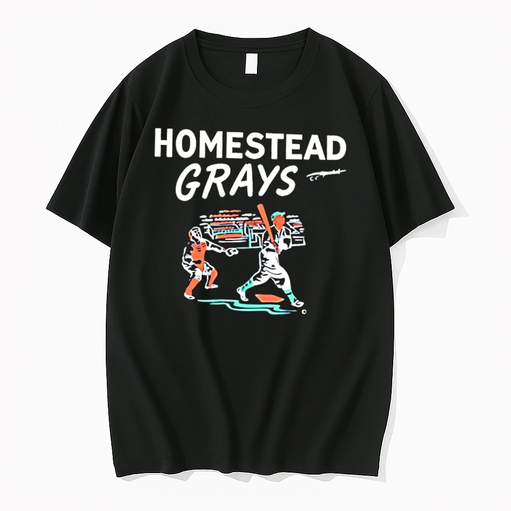 Homestead Grays Baseball Players Stadium Vintage Negro Leagues Sports Shirts
