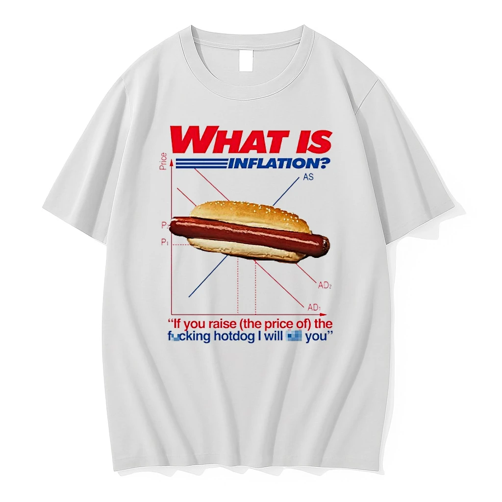 Hotdog What Is Inflation If You Raise The Price Of The Fucking Hotdog I Will Kull You Shirts