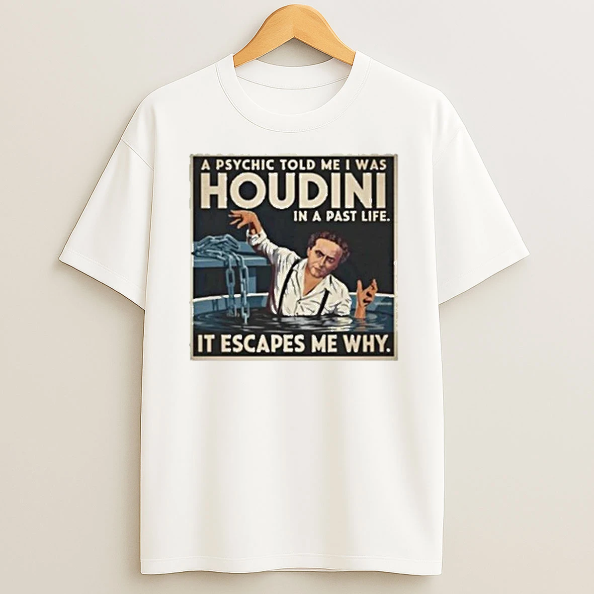 Houdini In A Past Life It Escapes Me Why A Psychic Told I Was Tour 2026 Shirts