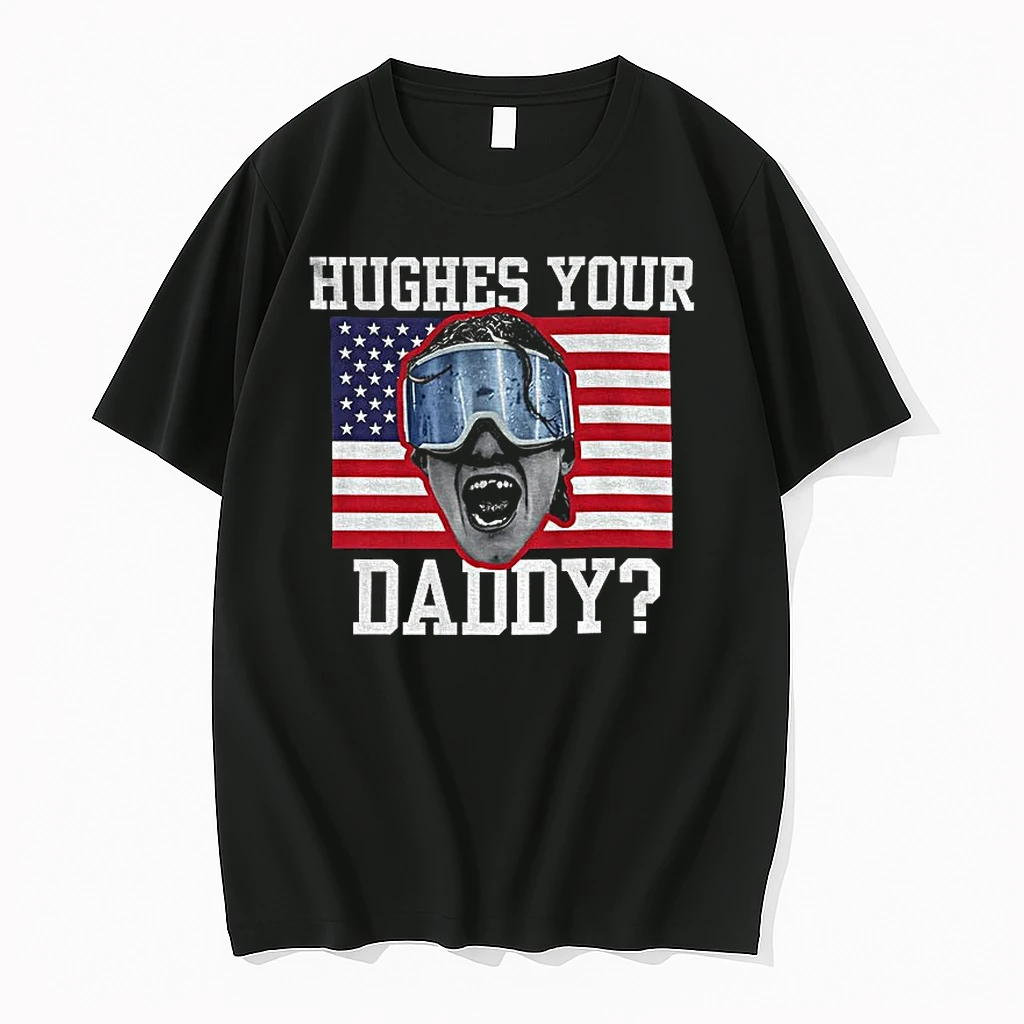 Hughes Your Daddy Jack Hughes Usa Hockey Golden Goal 2026 Hockey American Flag Shirts