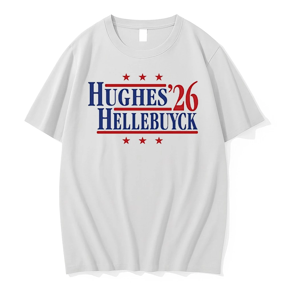 Hughes And Hellebuyck 26 Team Usa Campaign Shirts