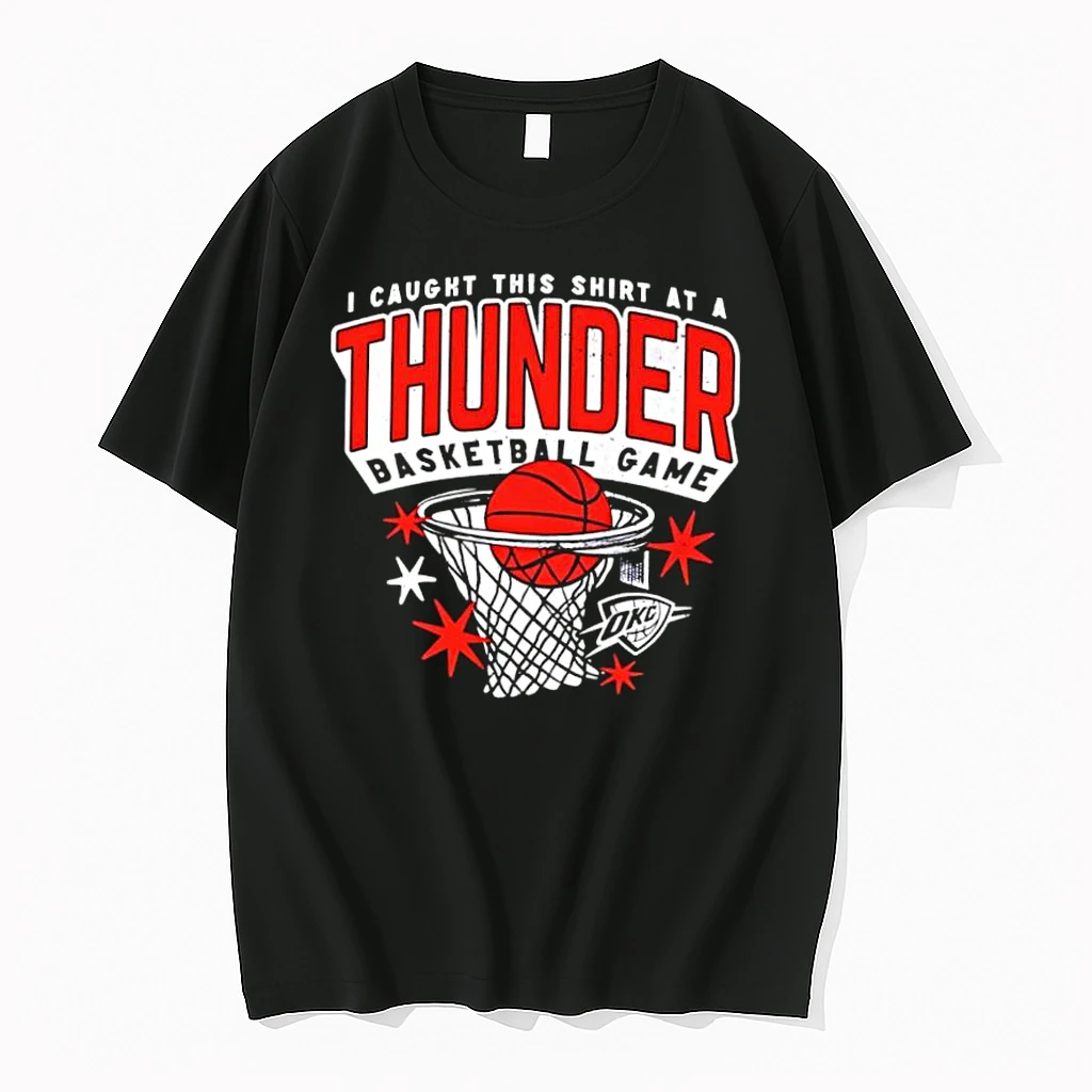 I Caught This At A Thunder Basketball Game Shirts