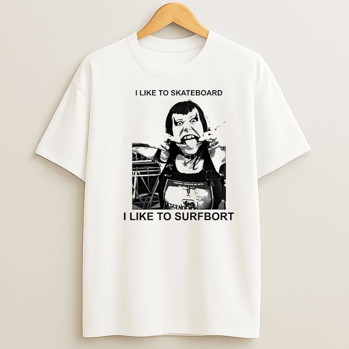 I Like To Skateboard I Like To Surfbort Woman Graphic Shirts