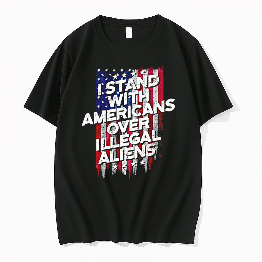 I Stand With Americans Over Illegal Aliens Vintage Shirts