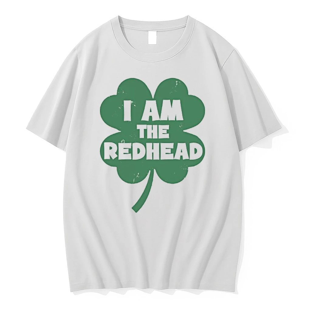 I Am The Redhead Shamrock Shirts