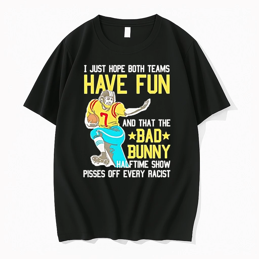 I Just Hope That Both Teams Have Fun And That The Bad Bunny Shirts