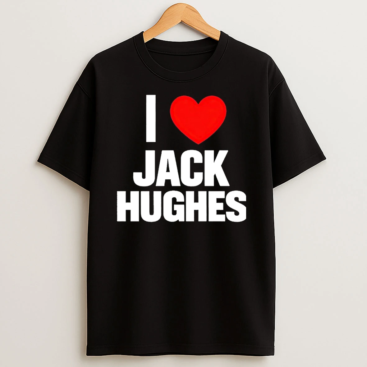 I Love Jack Hughes Champions 2026 Shirts