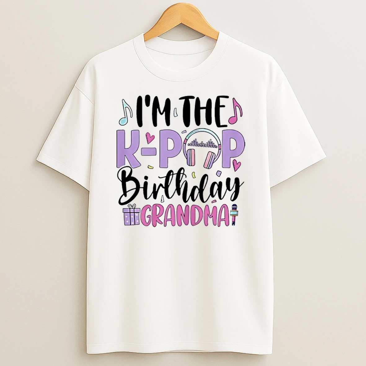Im The K Pop Birthday Grandma K Pop Birthday Party Shirts