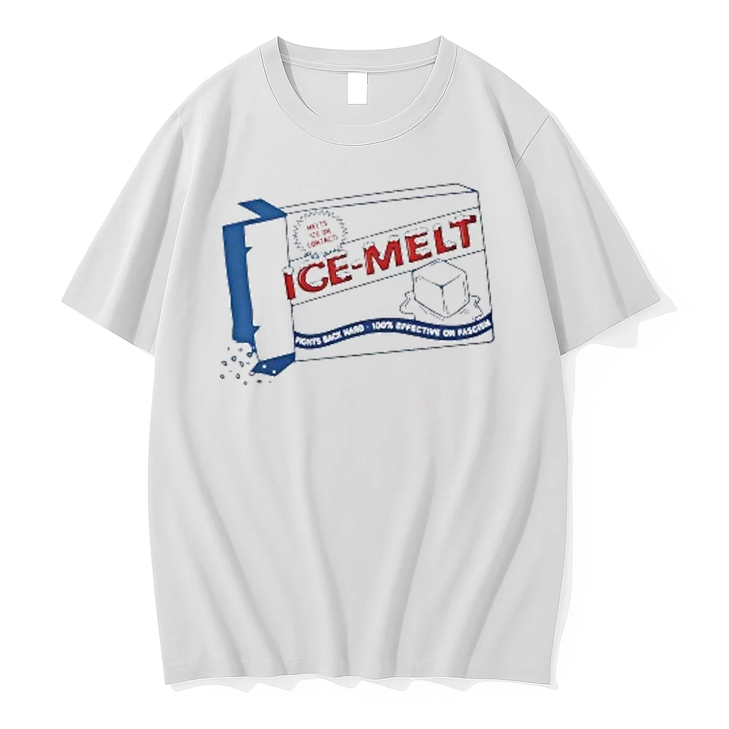 Ice Melt Salt Box Melts Ice On Contact Fights Back Hard 100 Percent Effective On Fascism Tour 2026 Shirts