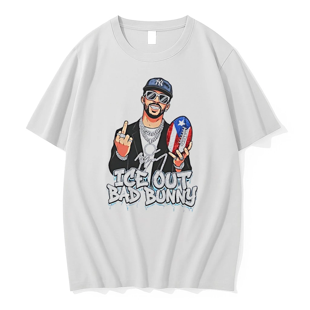 Ice Out Bunny Puerto Rico Flag Shirts