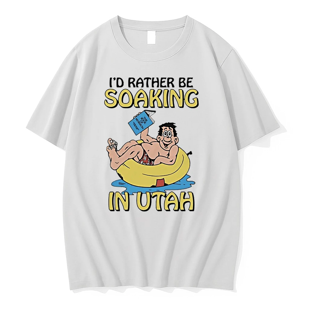 Id Rather Be Soaking In Utah Shirts