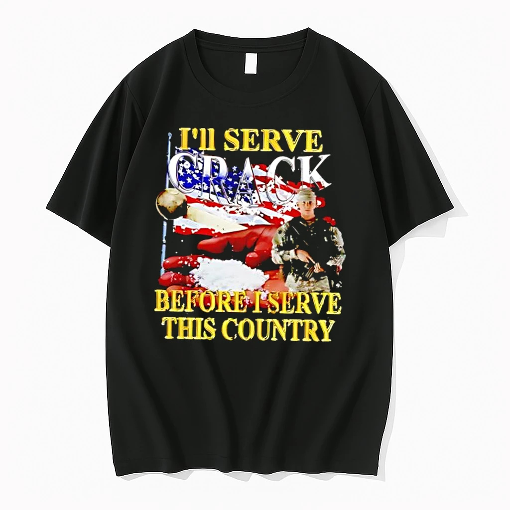 Ill Serve Crack Before I Serve This Country Soldier Flag Shirts