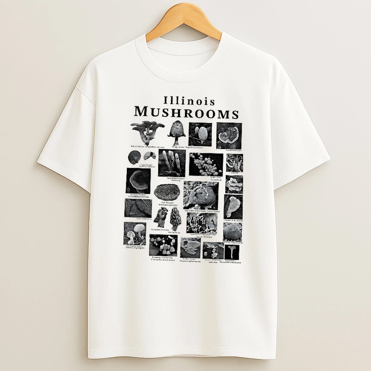 Illinois Mushrooms Art Woman Shirts