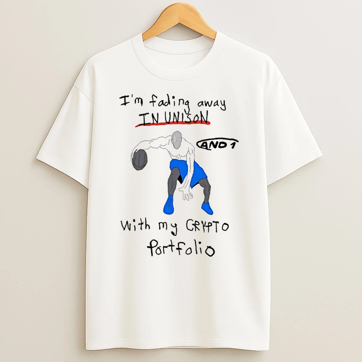 Im Fading Away In Unison With My Crypto Portfolio Shirts