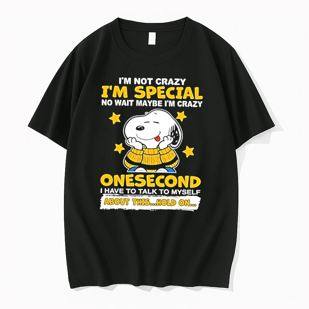 Im Not Crazy Im Special Snoopy Talking To Myself Peanuts Shirts