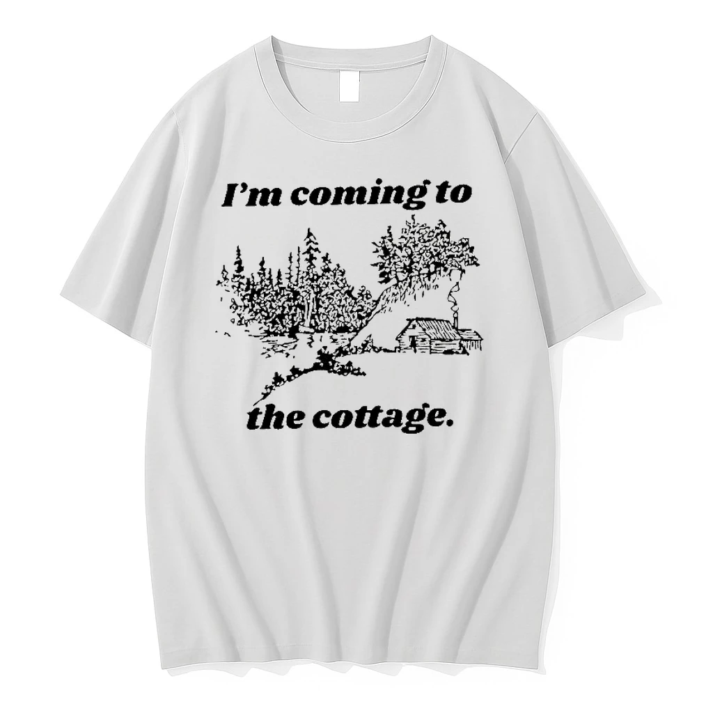 Im Coming To The Cottage In The Forest Sketch Woman Shirts