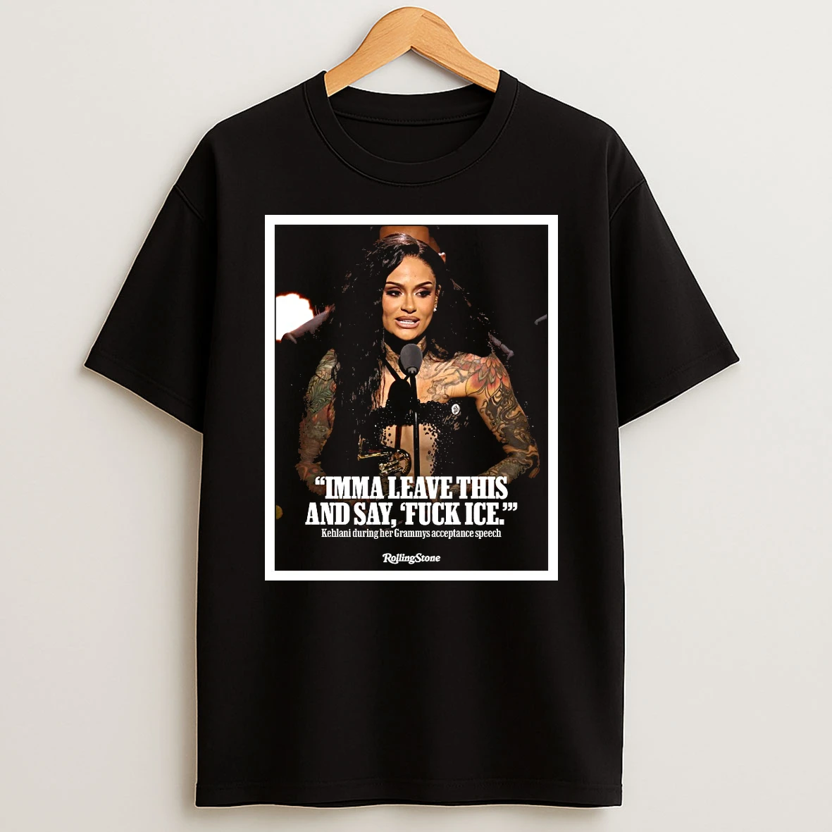 Imma Leave This And Say Fuck Ice Kehlani During Her Grammys Acceptance Speech Shirts