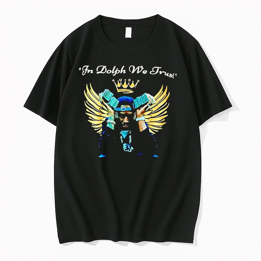 In Dolph We Trust Young Dolph Wings Crown Shirts