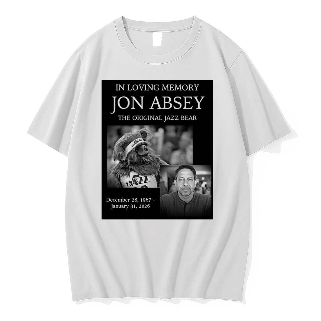 In Loving Memory Jon Absey The Jazz Bear December 28 1967 January 31 2026 Shirts