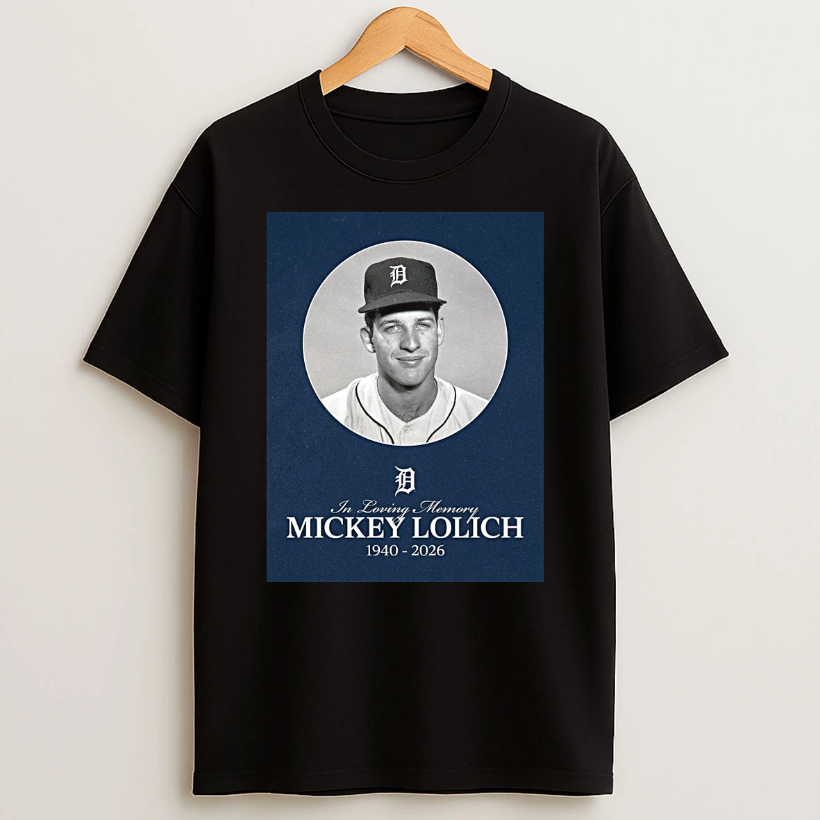 In Loving Memory Mickey Lolich 1940 2026 Detroit Tigers Shirts
