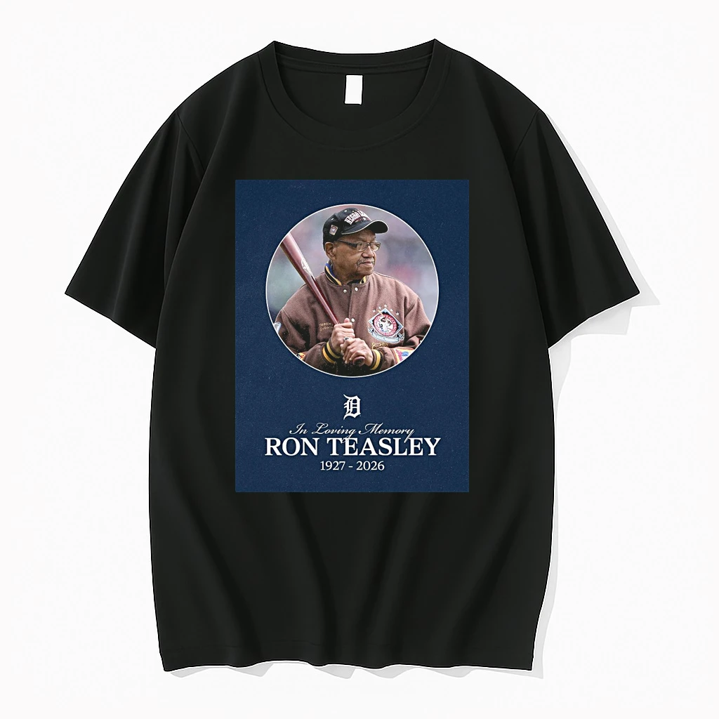 In Loving Memory Ron Teasley 1927 2026 Detroit Tigers Shirts